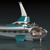 Así es el submarino de ultralujo con sala de observación diseñado por Steve Kozloff