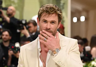Una de las joyas más caras de la gala Met la llevó Chris Hemsworth: así es su reloj de oro y diamantes