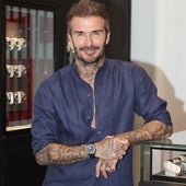 David Beckham revoluciona Barcelona para inaugurar una nueva boutique relojera de lujo