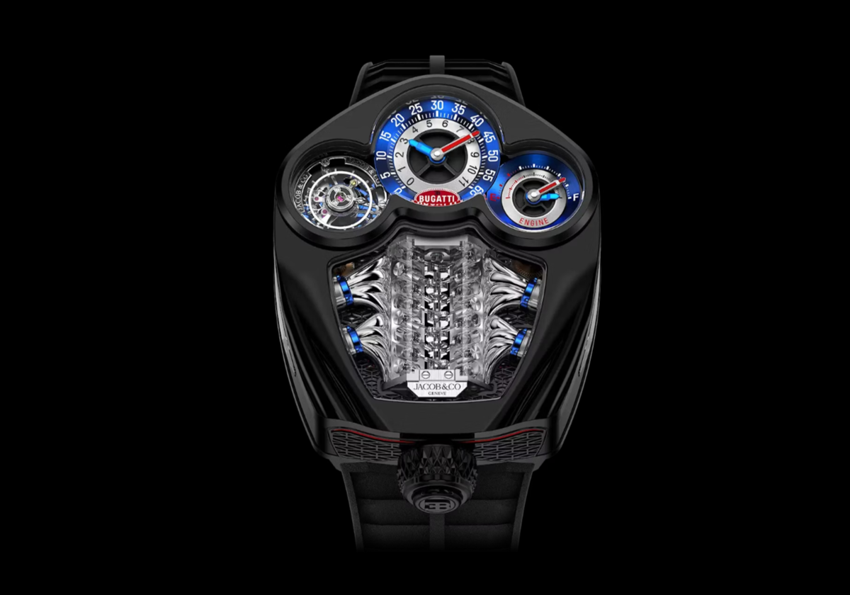 Así es el nuevo reloj de Jacob & Co. y Bugatti, una auténtica obra maestra