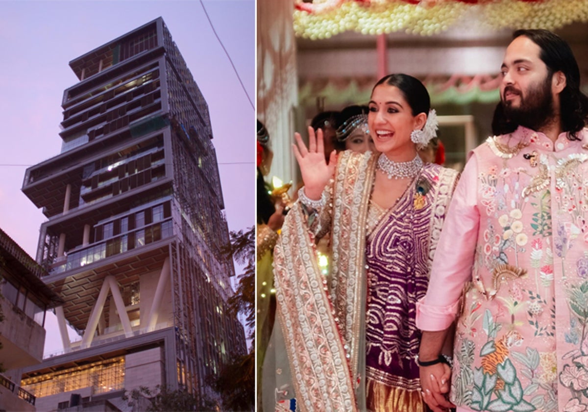 Así es el lujoso edificio residencial en el que han celebrado su boda Anant Ambani y Radhika Merchant