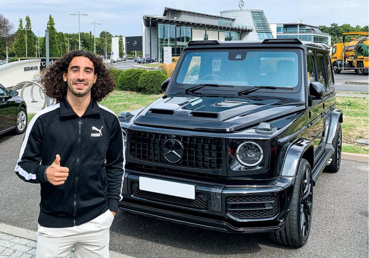 Así es el coche de lujo del jugador de la selección española Marc Cucurella