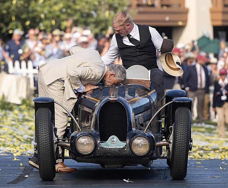 El Bugatti que venció en Pebble Beach