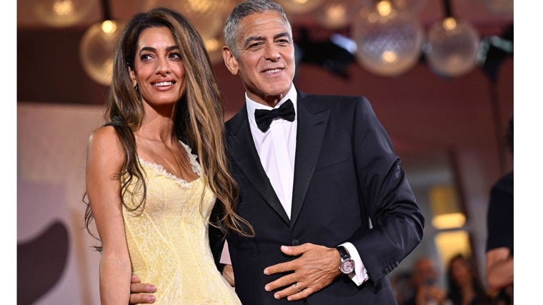 George y Amal Clooney