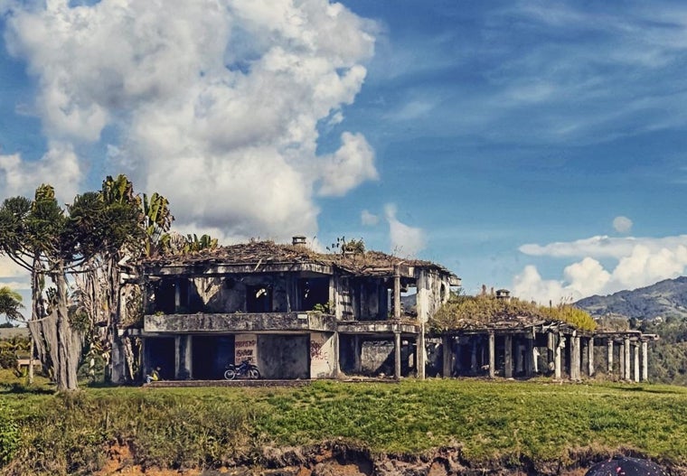 Casa La Manuela, actualmente en ruinas