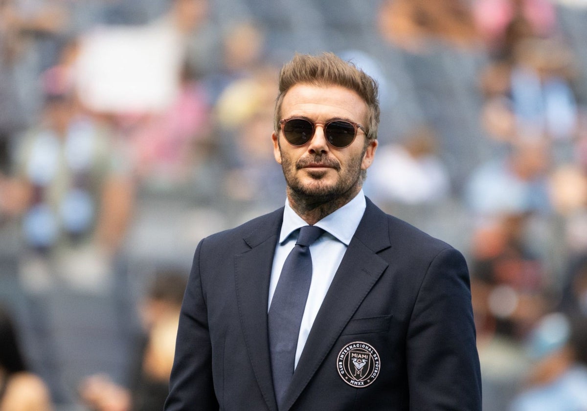 El entrenamiento de David Beckham para unos músculos de acero.