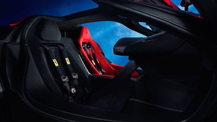 Interior del Ferrari F80