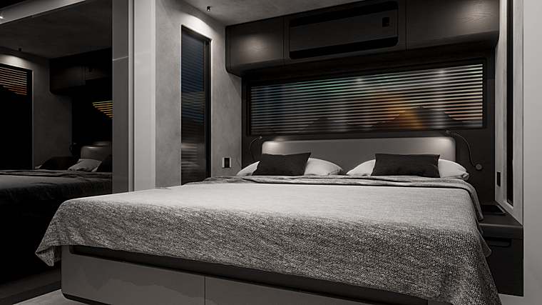 En el interior se pueden ver materiales de alta calidad como cuero, alcantara o carbono