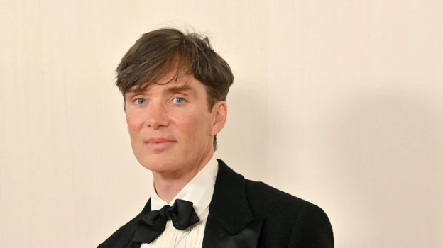 Before image - Cillian Murphy has recently debuted a new hair color, lighter than his usual brown.