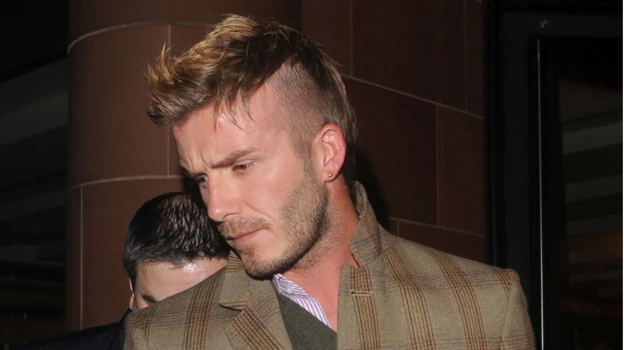 Image before - David Beckham is one of the celebrities who has changed his look the most over the years.