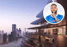 Así es el ático de lujo que Neymar ha comprado por de 55 millones en la torre Bugatti de Dubái