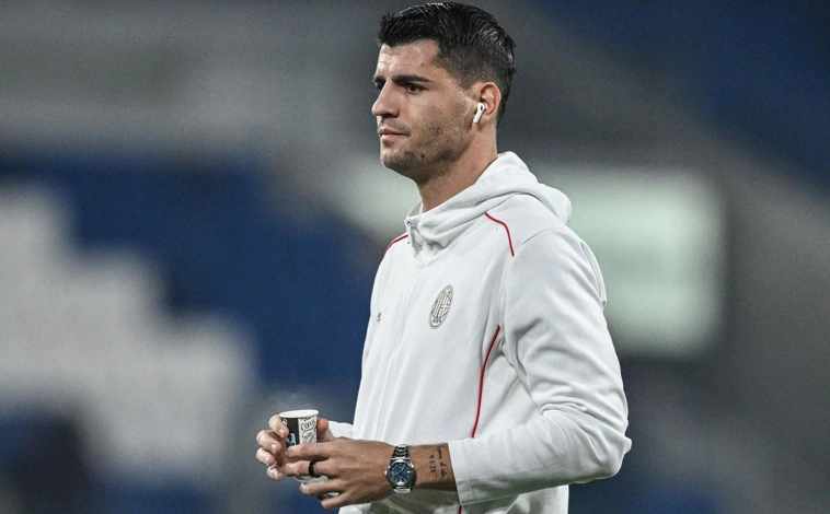 Main image - Álvaro Morata with IWC watch