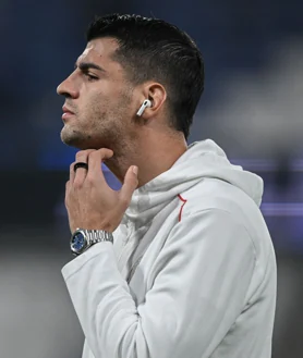 Secondary image 2 - Álvaro Morata with IWC watch