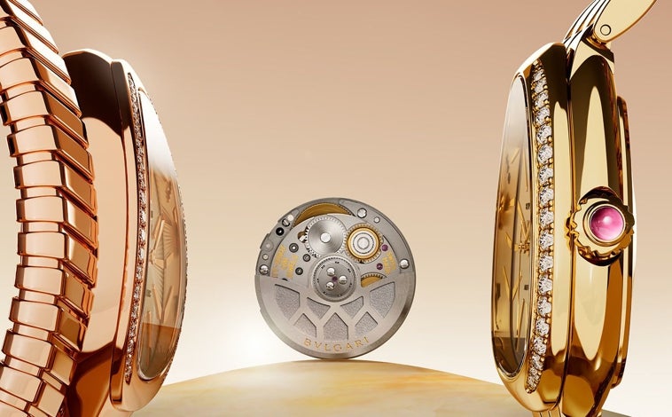 Imagen principal - Los nuevos relojes que Bvlgari ha dado a conocer en la LVMH Watch 2025