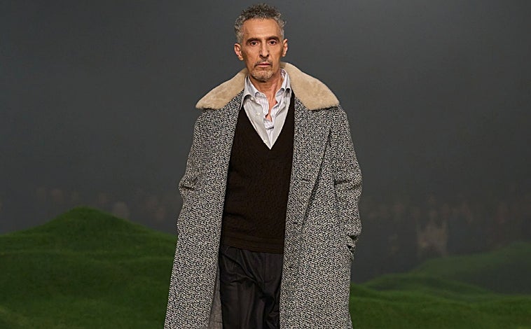 Imagen principal - Fotos del actor John Turturro para Zegna