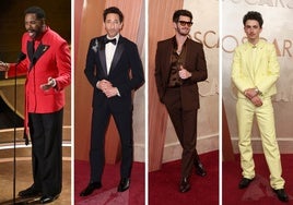 De Timothée Chalamet a Adrien Brody: los hombres más elegantes de los Oscar 2025
