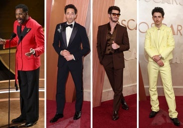 De Timothée Chalamet a Adrien Brody: los hombres más elegantes de los Oscar 2025