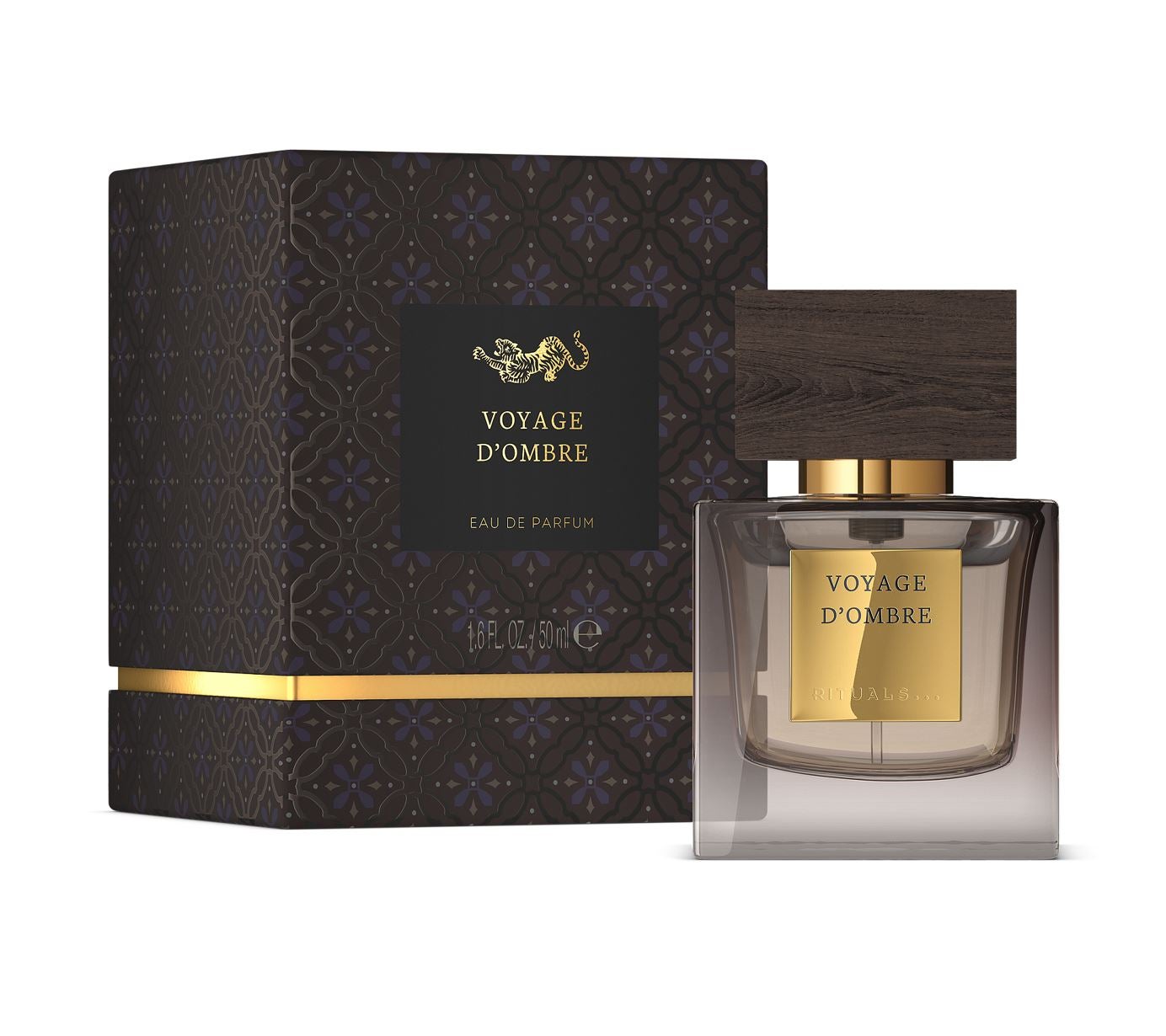 Voyage d'Ombre de Rituals (49,90 €, 50 ml).  Esta fragancia floral y almizclada es como una serenata al atardecer, a la puesta de sol y al crepúsculo. Se abre con notas cítricas y violeta, con un corazón de lavanda ahumada y salvia. En sus capas más profundas, el hibisco aporta un toque sensual lleno de calidez y sofisticación.