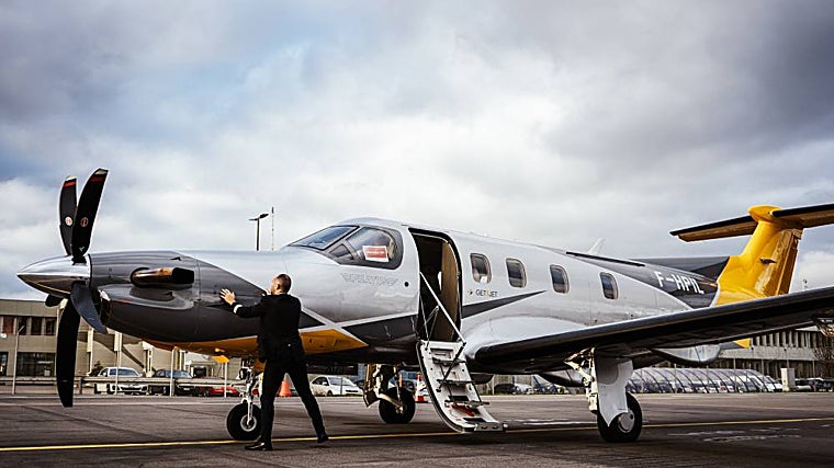 Imagen de un jet privado