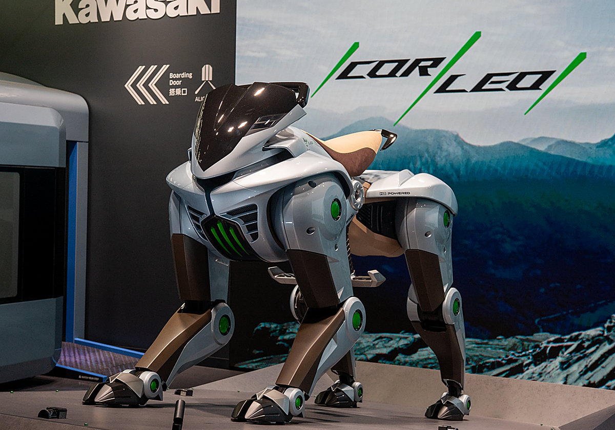 Así es Corleo, el robot de cuatro patas de la compañía Kawasaki