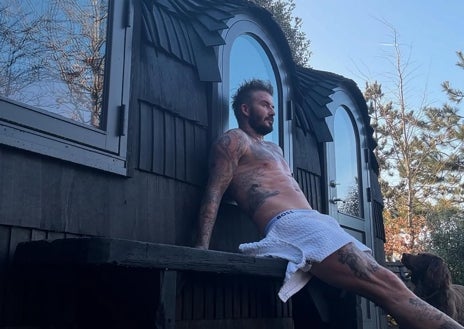 Imagen secundaria 1 - David Beckham cumple 50 años: así se cuida para mantenerse joven