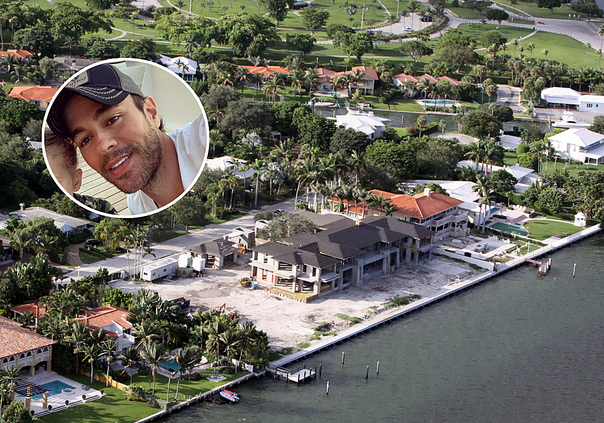 Así es la mansión de Enrique Iglesias en Indian Creek, Miami