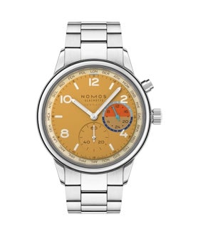 Immagine secondaria 2 - Quadranti colorati: Longines Conquest (€ 2.850), King Seiko VANAC (€ 3.700) e Club Sport neomatik mundial Dune di Nomos Glashütte (€ 3.940)