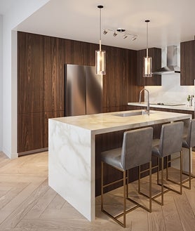 Imagen secundaria 2 - Así es por dentro el nuevo edificio de pisos de lujo comprado por Amancio Ortega.