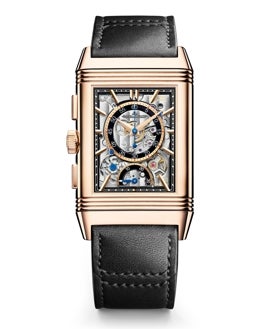 Imagem secundária 2 - Pedro Pascal e detalhes do relógio Reverso Tribute Chronograph