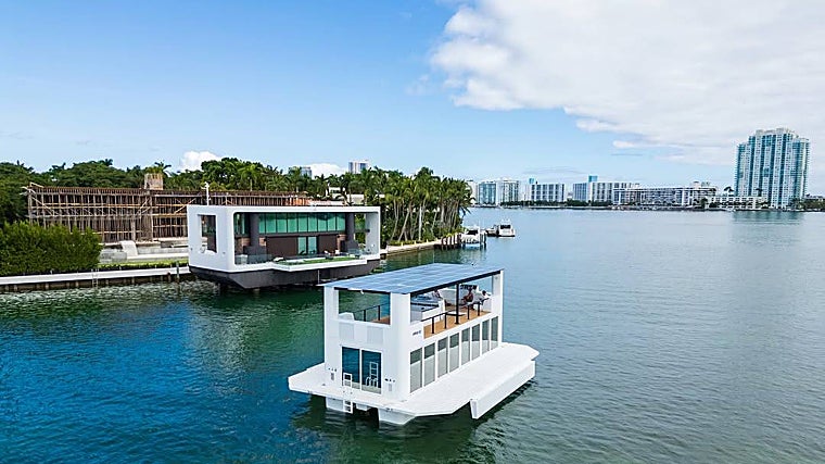Casas flotantes en Miami