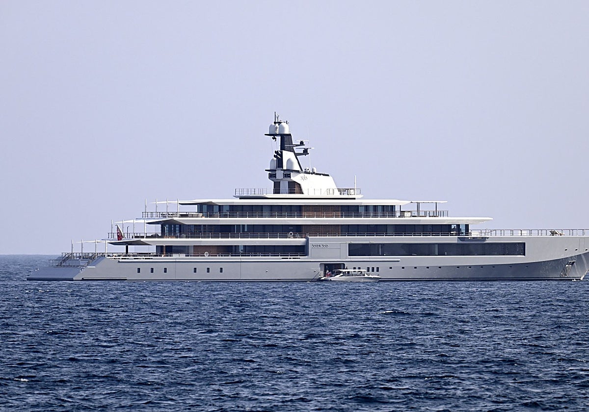 Seven Seas, el yate de Steven Spielberg en Mallorca.