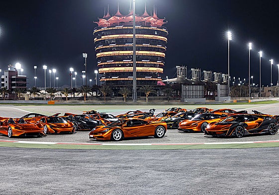 A la venta una colección de vehículos McLaren con una pintura única que perteneció a un famoso millonario