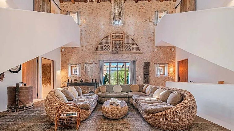 Interior de la villa