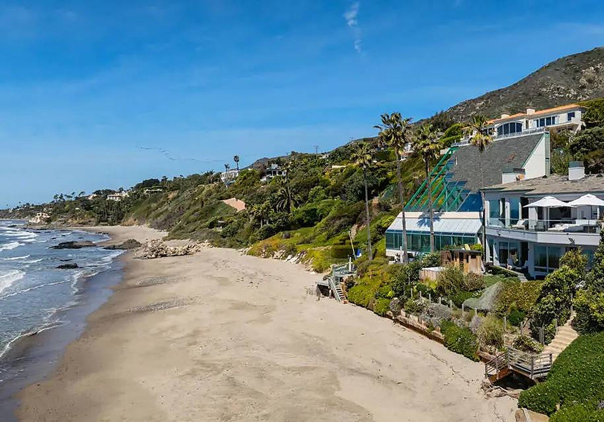 La vivienda en primera línea de playa