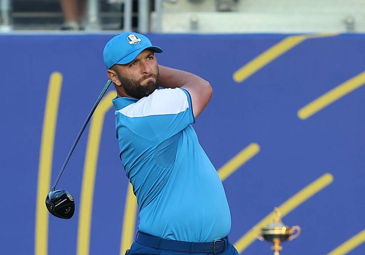 El golfista Jon Rham