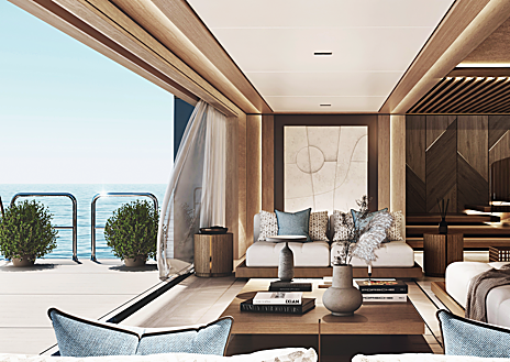 Imagen secundaria 1 - Todo en esta embarcación de superlujo está pensado para el disfrute de sus invitados 