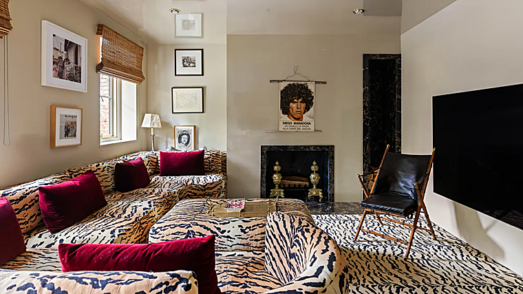 La vivienda entera que fue portada de la revista Architectural Digest muestra una decoración excéntrica