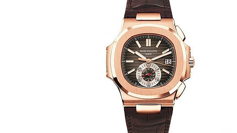 O Patek Philippe que usei foi o Nautilos 5980R.