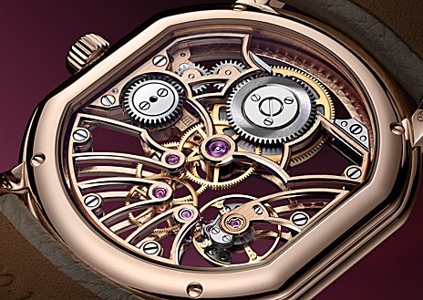 Imagen secundaria 1 - Detalles del nuevo Extra Plat Rose Gold Skeleton de Daniel Roth