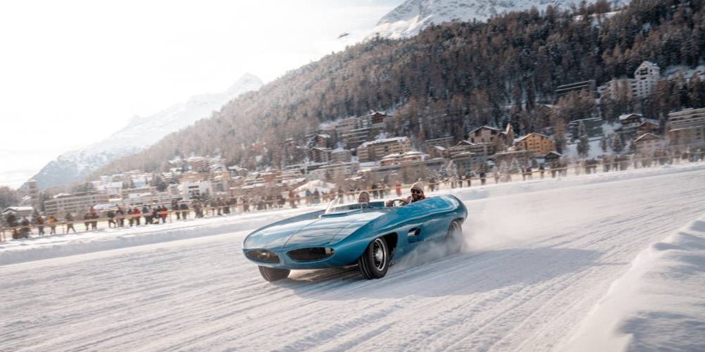 Los mejores coches clásicos del mundo sobre el lago helado de St. Moritz