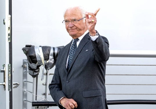 El rey Carlos Gustavo de Suecia en 2021.