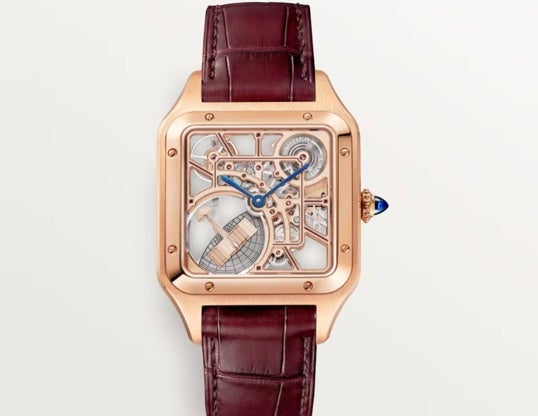 Reloj Santos-Dumont de Cartier.