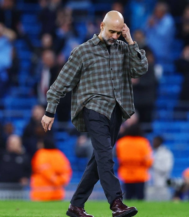El entrenador Pep Guardiola.