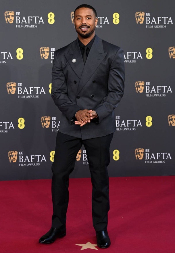 El actor en la alfombra roja de los BAFTA.