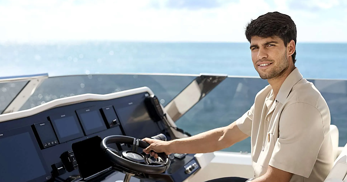 El nuevo yate de lujo de Carlos Alcaraz que vale más de 10 millones de euros