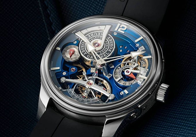 Reloj Doble Tourbillon Técnica 30°.