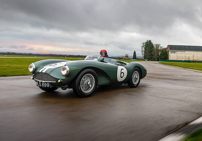 1955 Aston Martin DB3S.