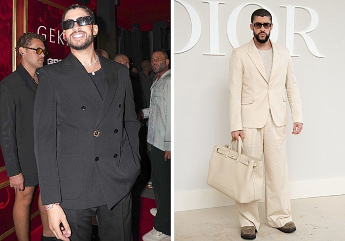 Bad Bunny en la apertura del restaurante Gekko (2022) y en el desfile SS25 de Dior durante la PFW (2024).