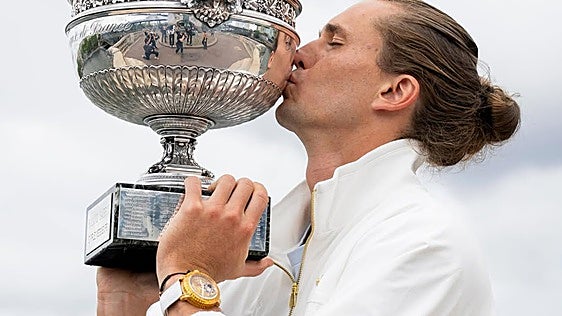 Los tres relojes de casi un millón de euros con los que Zverev ha ganado Roland Garros