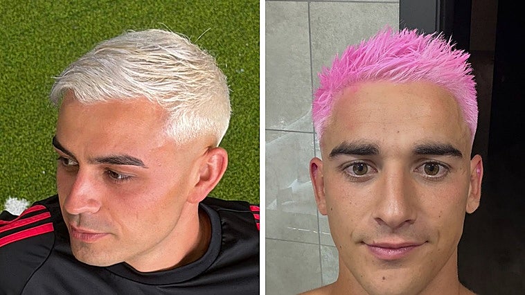 Pedri y Gavi estrenan cambio de look y apuestan por el pelo teñido